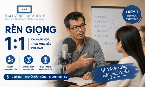 Rèn Giọng 1:1 – Chương Trình Cá Nhân Hóa